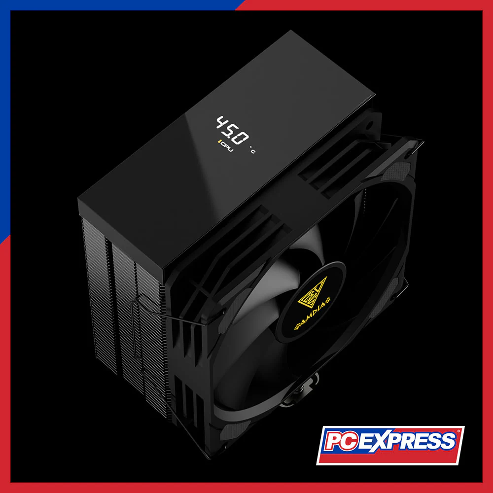 GAMDIAS BOREAS E2-41D CPU Air Cooler Fan (Black) - Image 3