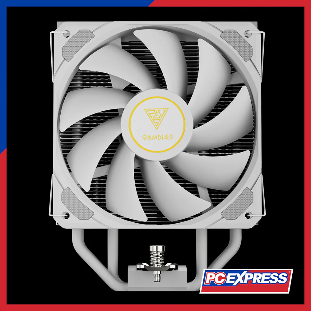 GAMDIAS BOREAS E2-41D CPU Air Cooler Fan (White) - Image 4