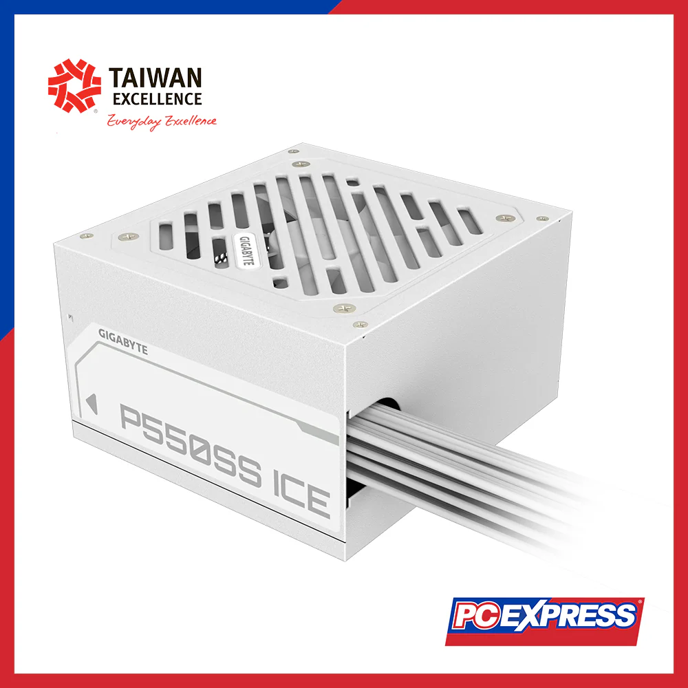 GIGABYTE 550W P550S ICE 80+ Silver Non Modular Power Supply - Image 7