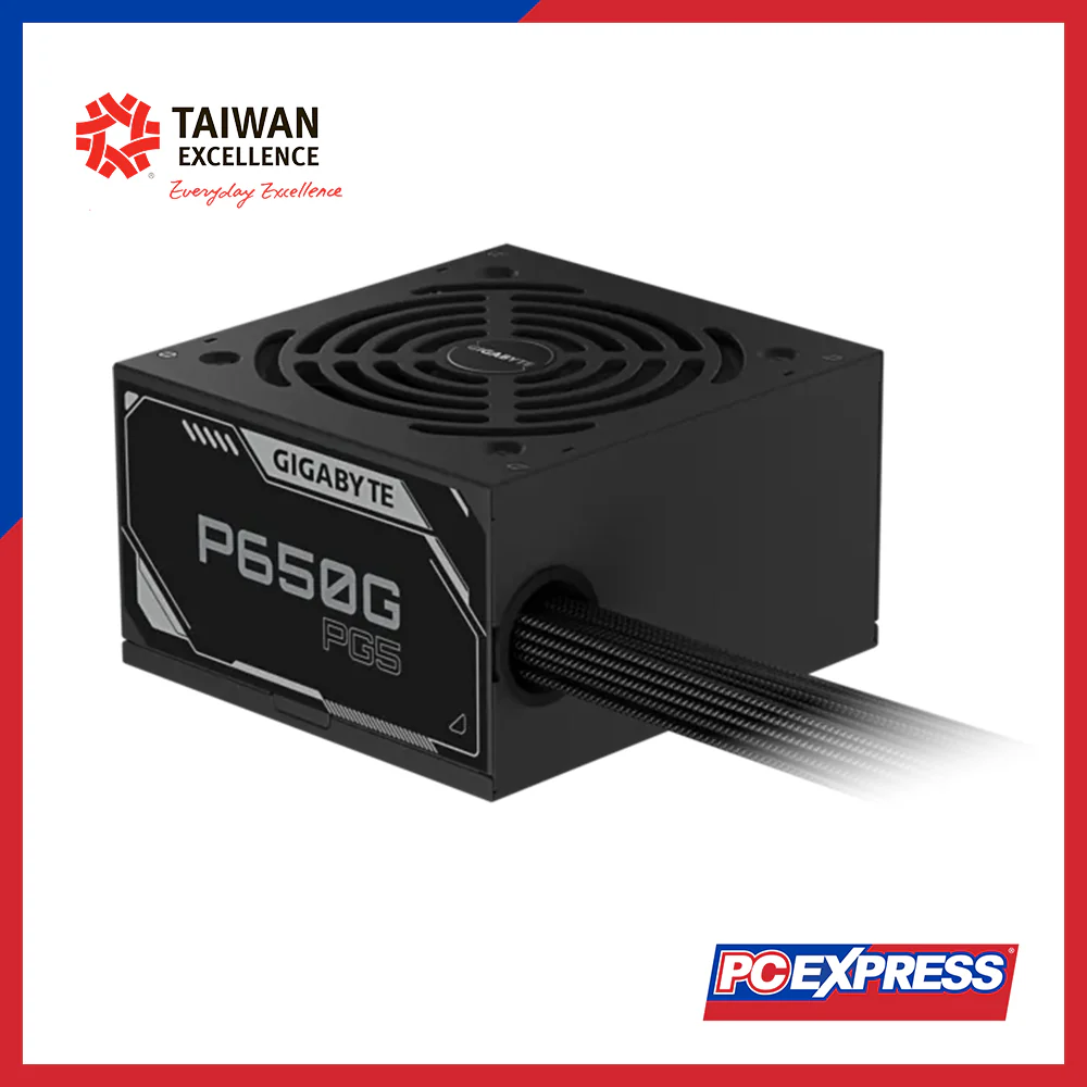 GIGABYTE 650W 80+ Gold (GP-P650G PG5) PCIe 5.1 ATX 3.1 Non-Modular Power Supply - Image 5