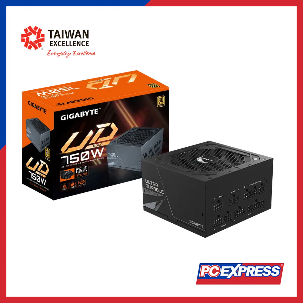 GIGABYTE 750W GP-UD750GM-PG5 80+ Gold Modular Power Supply - Image 7