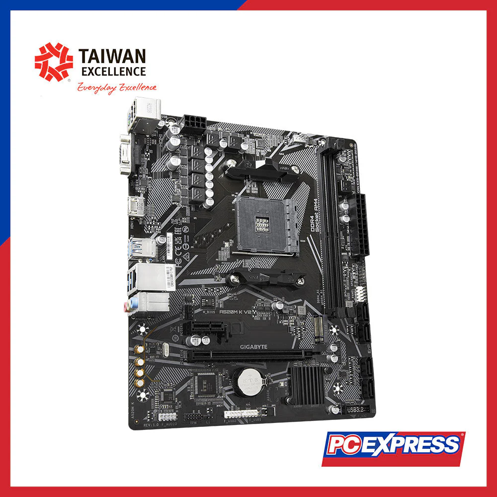 GIGABYTE A520M-K V2 micro-ATX Motherboard - Image 3