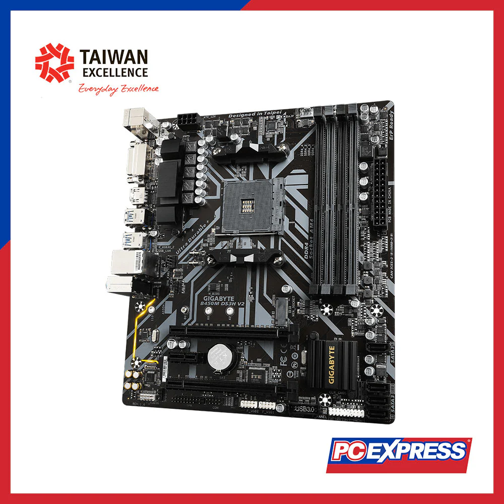 GIGABYTE B450M DS3H V2 Motherboard - Image 4
