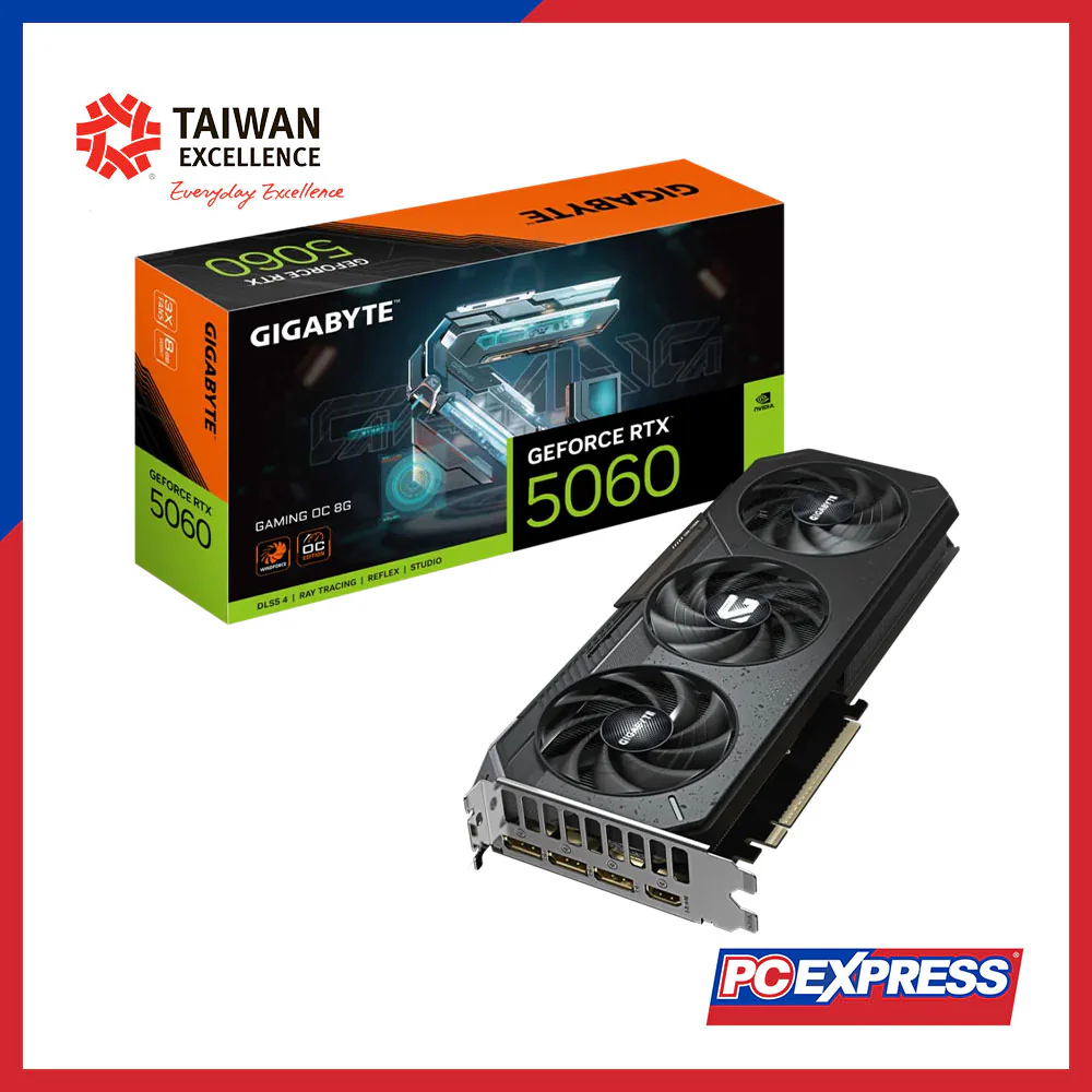 GIGABYTE GeForce RTX™ 5060 GAMING OC 8GB GDDR7 128-bit Graphics Card