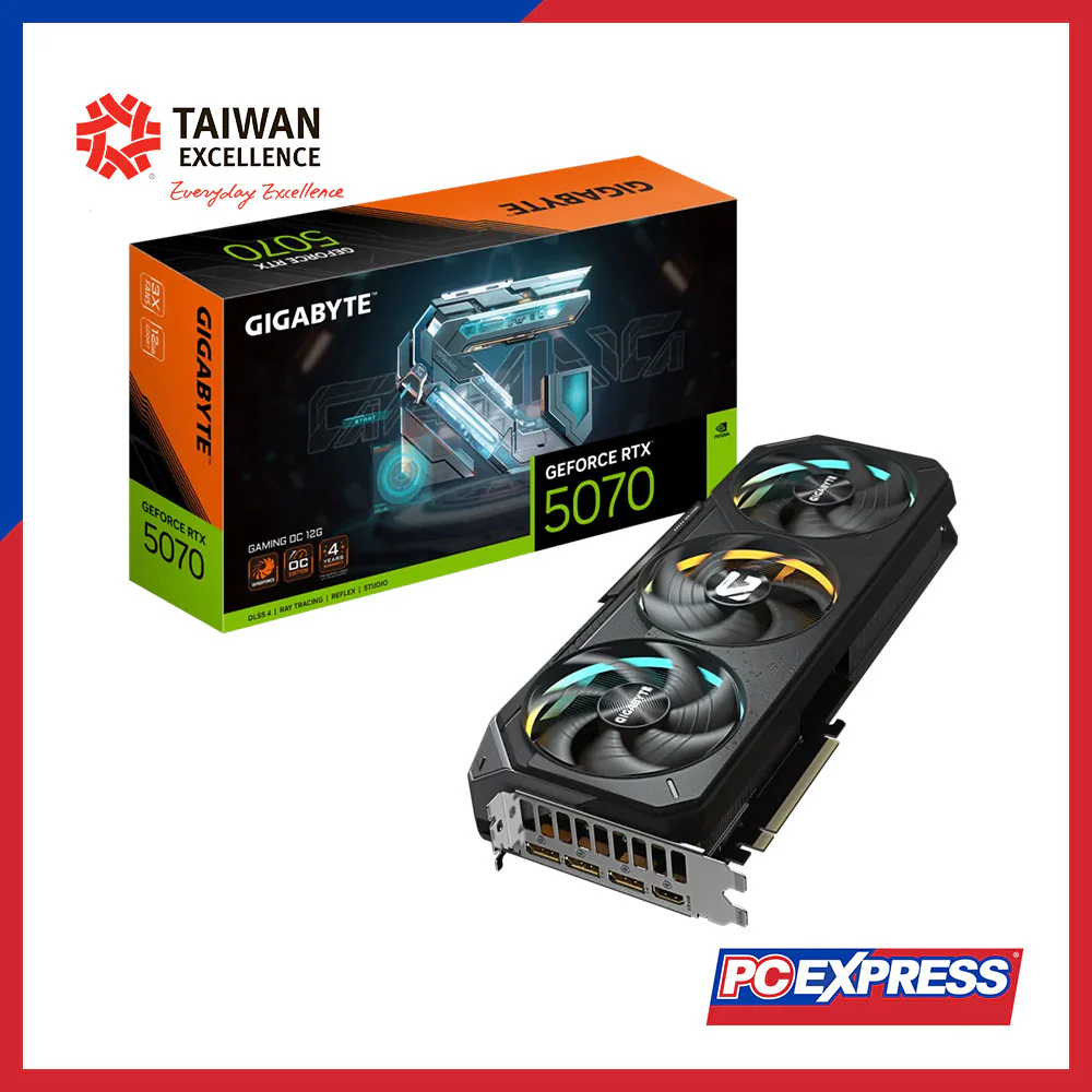 GIGABYTE GeForce RTX™ 5070 GAMING OC Edition 12GB GDDR7 192-bit Graphics Card
