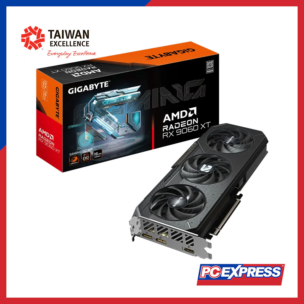 GIGABYTE Radeon™ RX 9060 XT GAMING OC 16GB GDDR6 128-bit Graphics Card