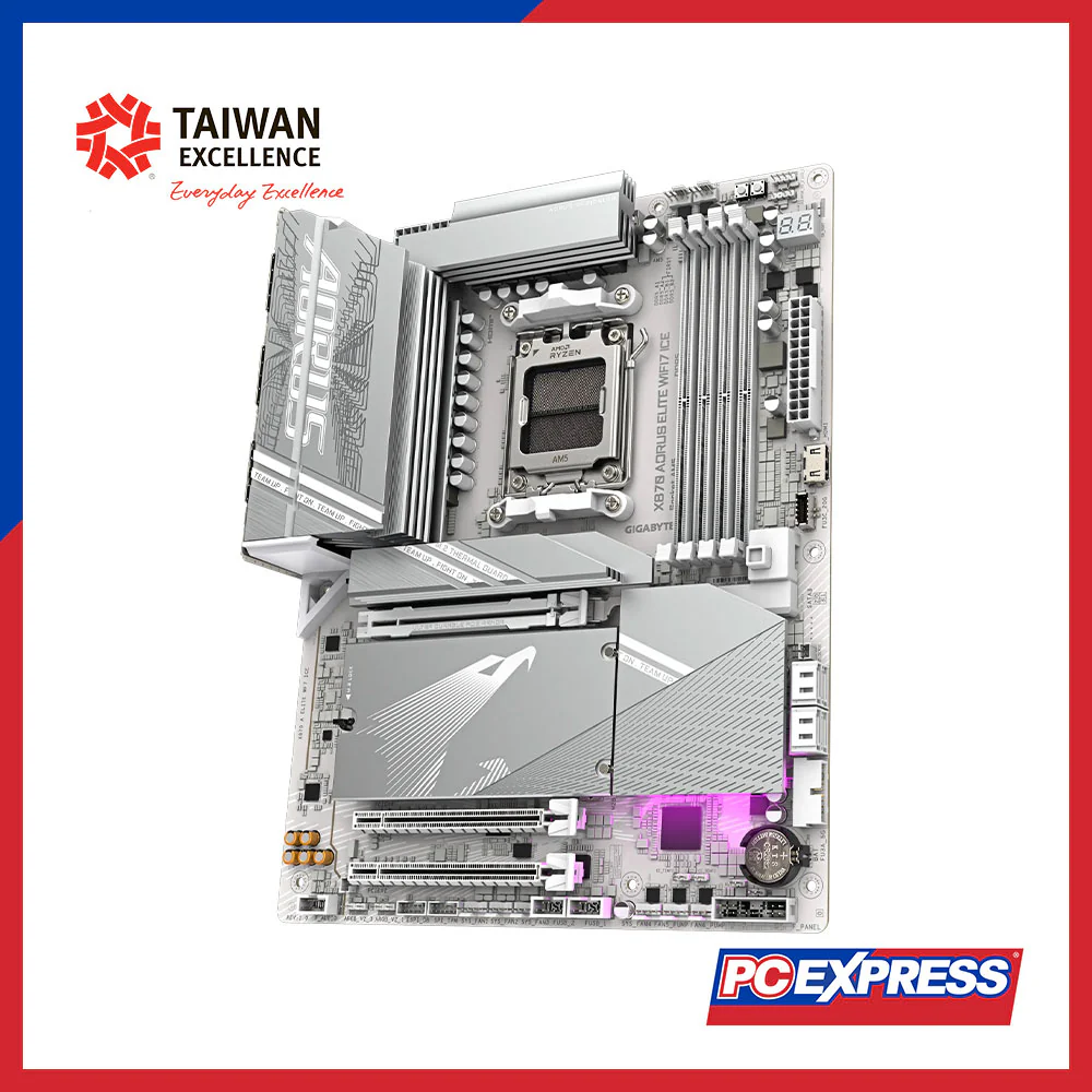 GIGABYTE X870 AORUS ELITE ICE WIFI 7 ATX Motherboard - Image 4