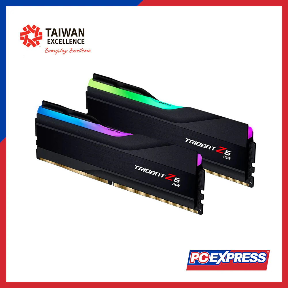 GSKILLS 64GB DDR5 6000MT/S TRIDENT Z5 RGB (F5-6000J3636F32GX2-TZ5RK) Desktop Memory - Black - Image 3