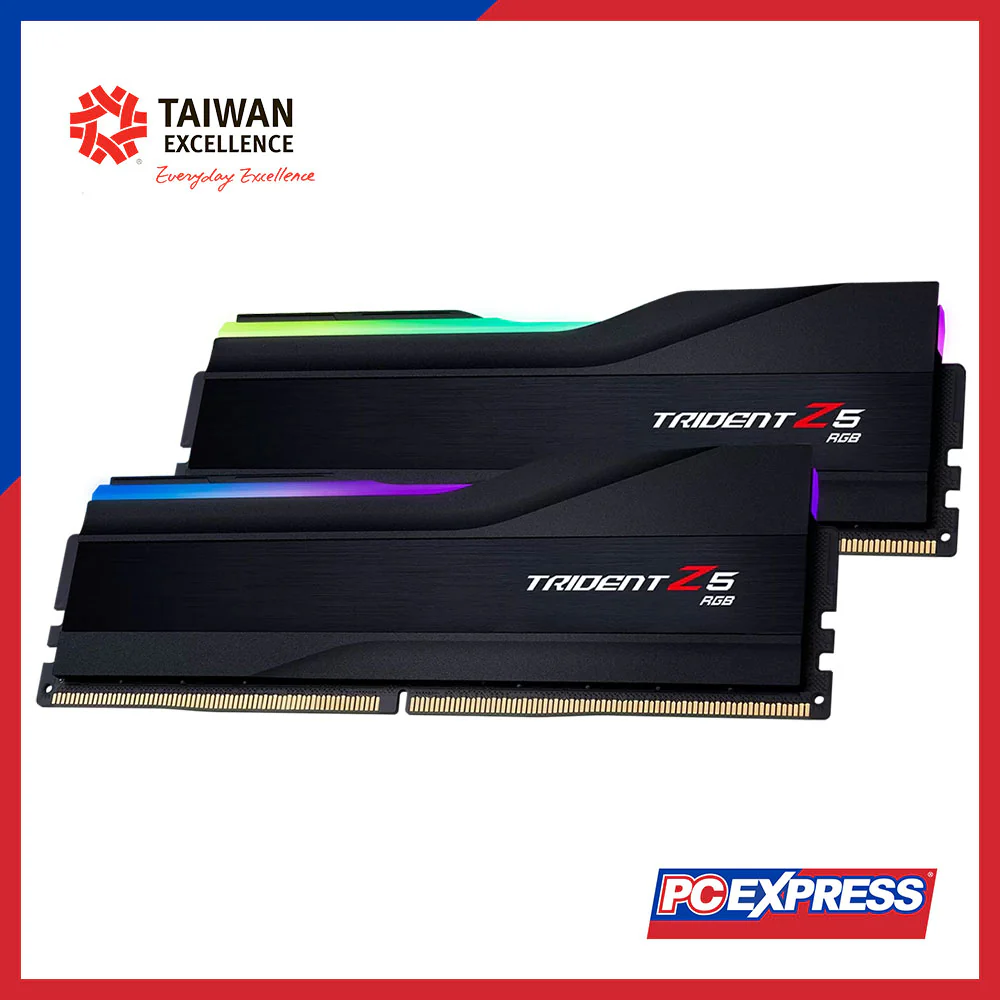 GSKILLS Trident Z5 RGB 32GB (2x 16GB) DDR5 6000MT/s Desktop Memory - Black - Image 4