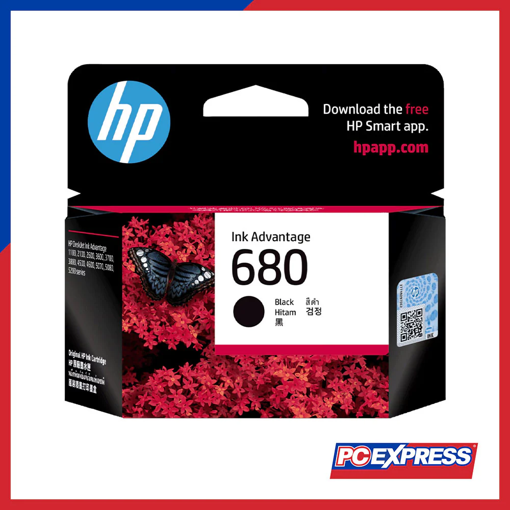 HP 680 Black Original Ink Advantage Cartridge