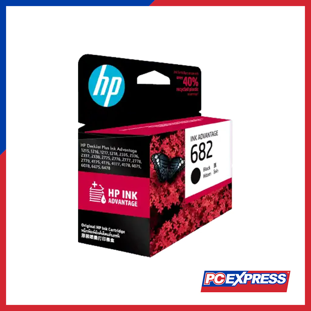 HP 682 Black Original Ink Advantage Cartridge - Image 2