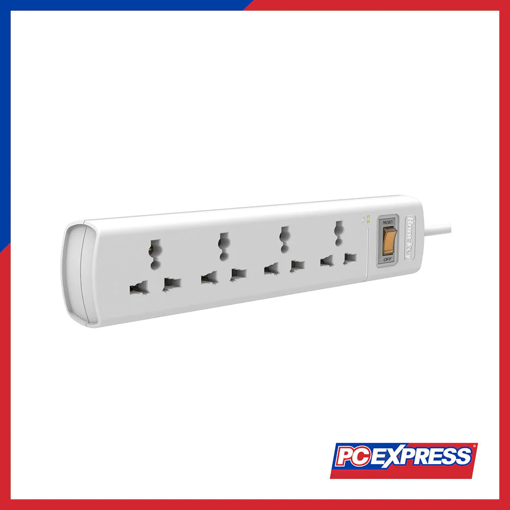 HUNTKEY SZM404-4 4-Socket Surge Protect Power Strip - Image 2
