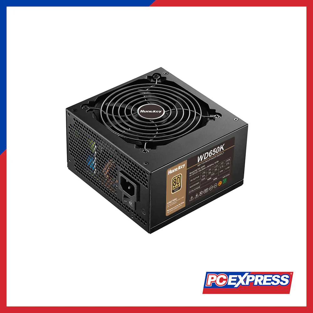 HUNTKEY WD650K 650W 80+ Gold Non-Modular Power Supply - Image 2