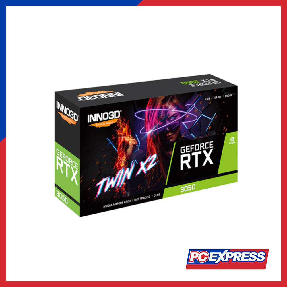 INNO3D GeForce RTX™ 3050 6GB TWIN X2 GDDR6 96-bit Graphics Card - Image 8