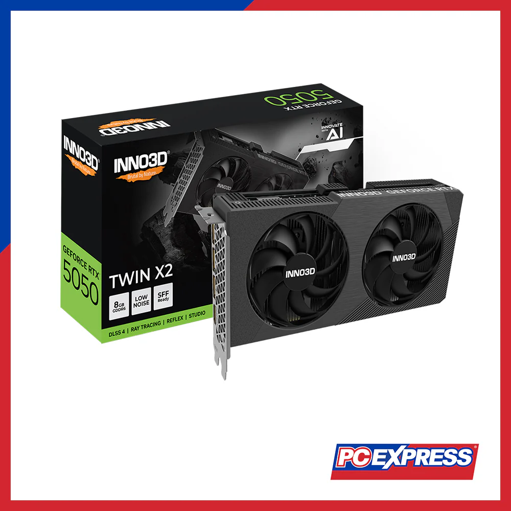 INNO3D GeForce RTX™ 5050 TWIN X2 8GB GDDR6 128-bit Graphics Card - Image 2
