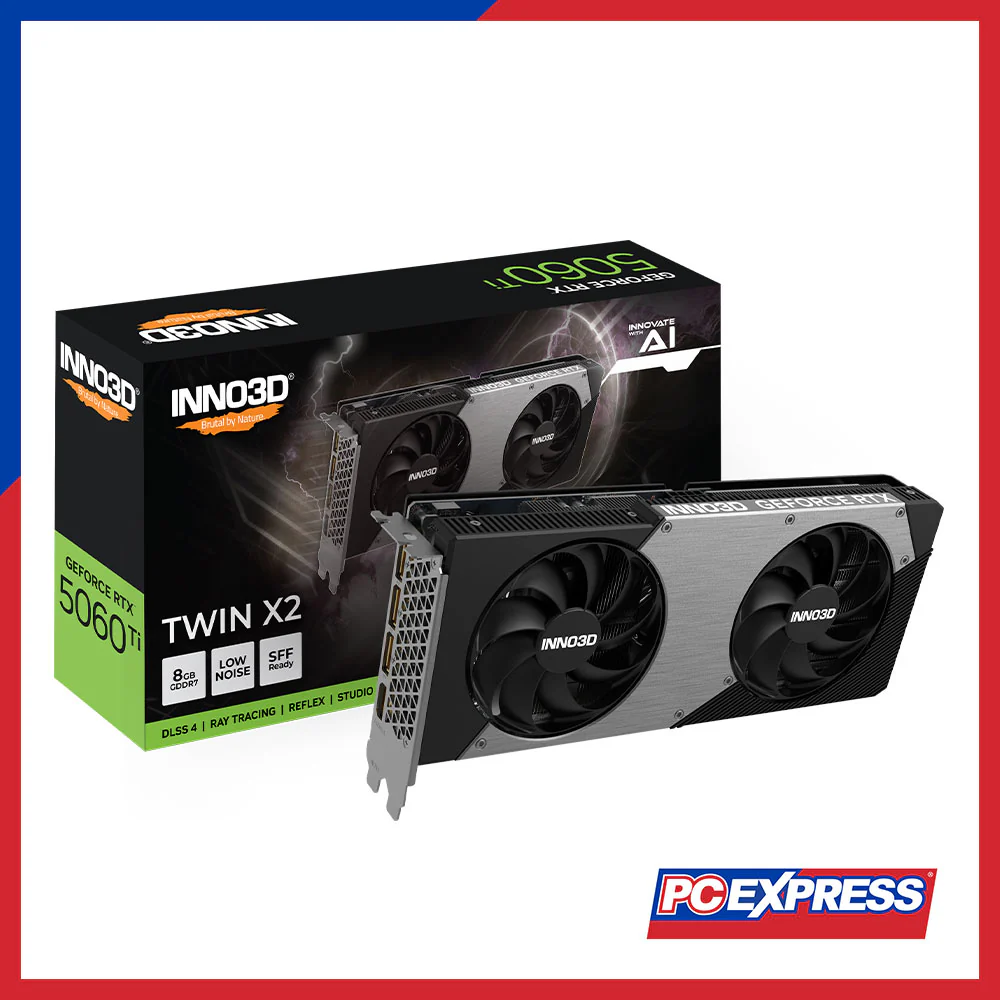 INNO3D GeForce RTX™ 5060 Ti TWIN X2 8GB GDDR7 128-bit Graphics Card