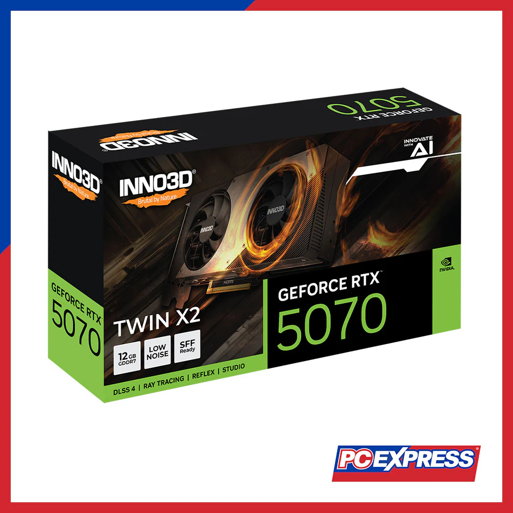 INNO3D GeForce RTX™ 5070 TWIN X2 12GB GDDR7 192-bit Graphics Card - Image 3