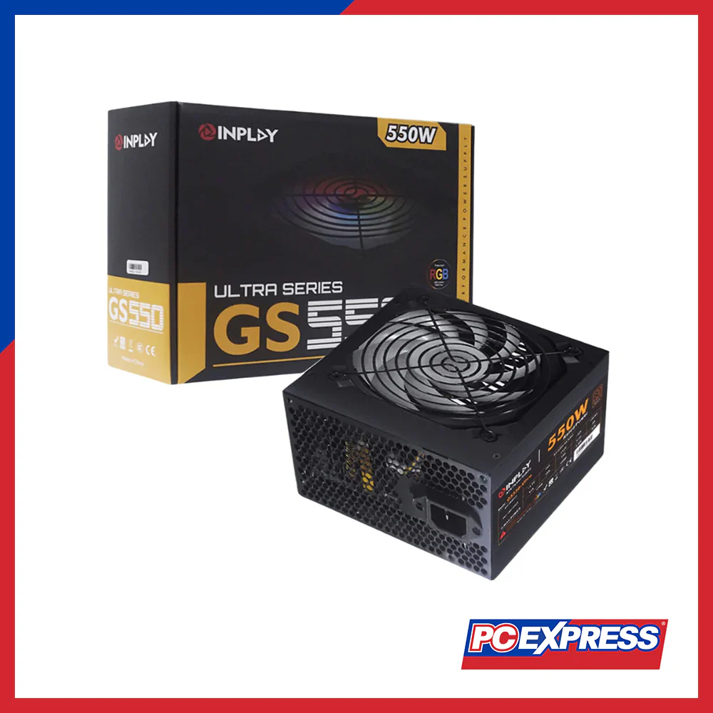 INPLAY GS550 Ultra 80+ Bronze Non-Modular Power Supply