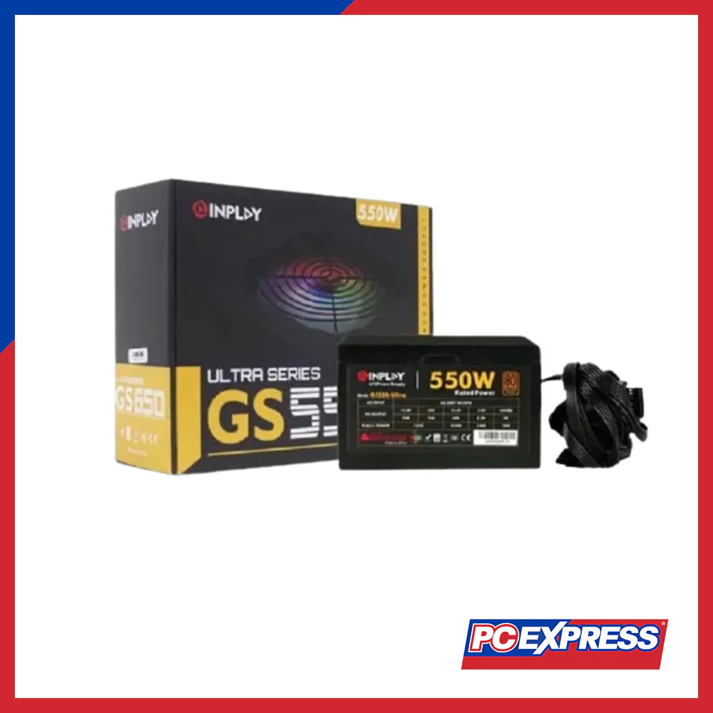 INPLAY GS550 Ultra 80+ Bronze Non-Modular Power Supply - Image 3