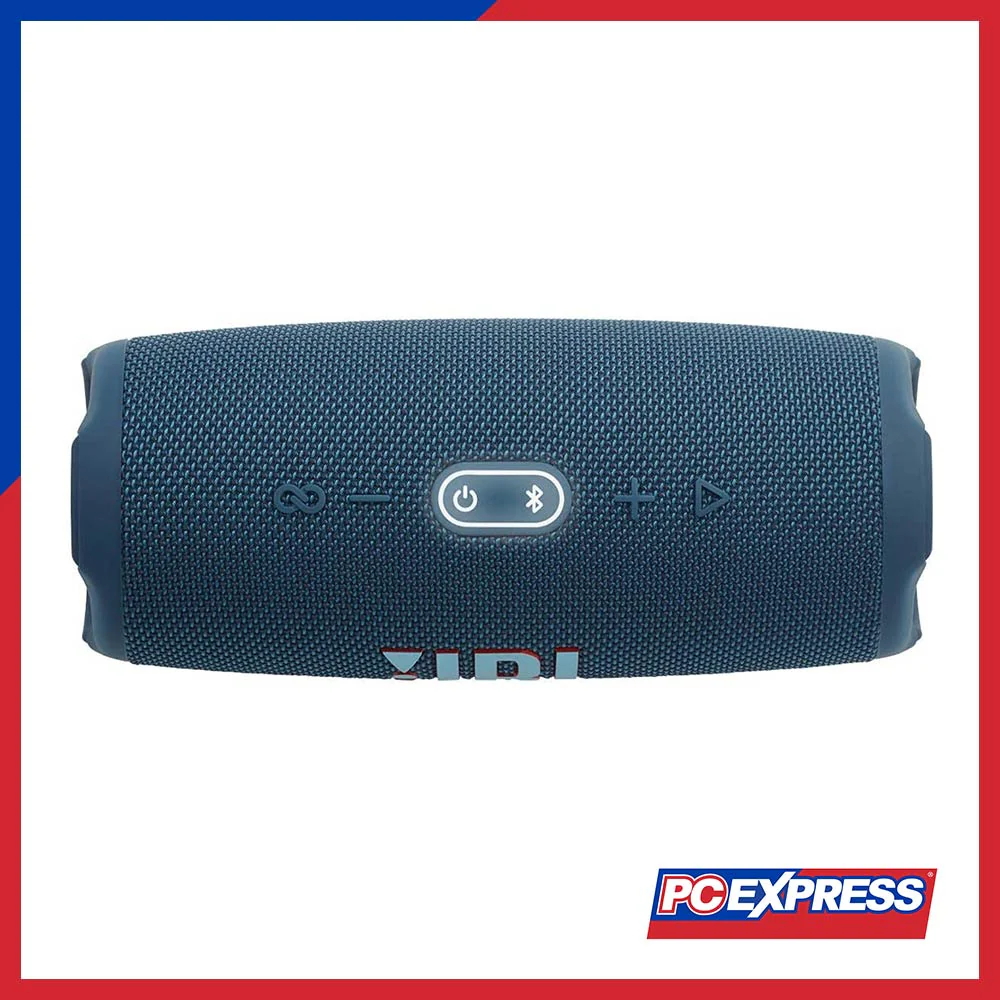 JBL Charge 5 Portable Waterproof Bluetooth Speaker (Blue) - Image 3