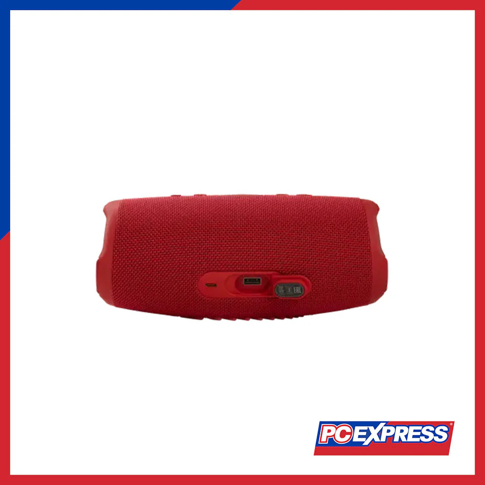 JBL Charge 5 Portable Waterproof Bluetooth Speaker (Red) - Image 5