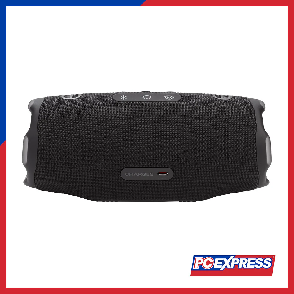 JBL Charge 6 Portable Waterproof and Drop-Proof Bluetooth Speaker - Black - Image 9