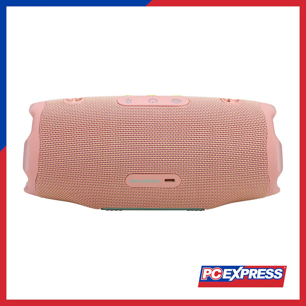 JBL Charge 6 Portable Waterproof and Drop-Proof Bluetooth Speaker - Pink - Image 9