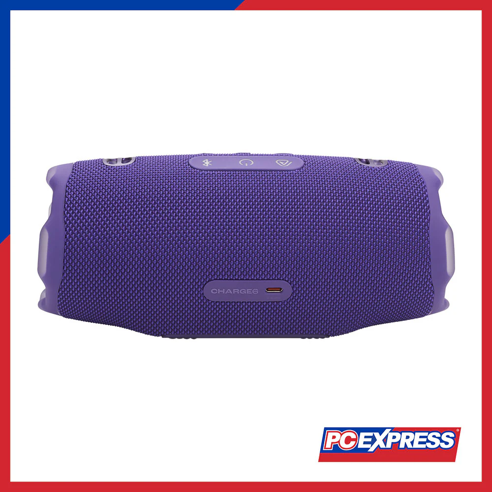 JBL Charge 6 Portable Waterproof and Drop-Proof Bluetooth Speaker - Purple - Image 11