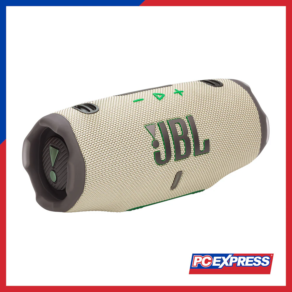 JBL Charge 6 Portable Waterproof and Drop-Proof Bluetooth Speaker - Sand - Image 9