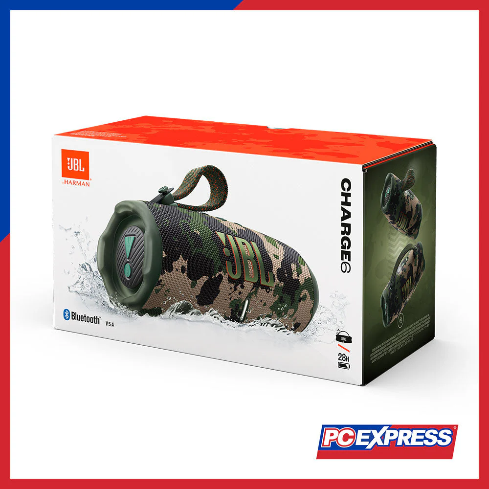 JBL Charge 6 Portable Waterproof and Drop-Proof Bluetooth Speaker - Squad - Image 7