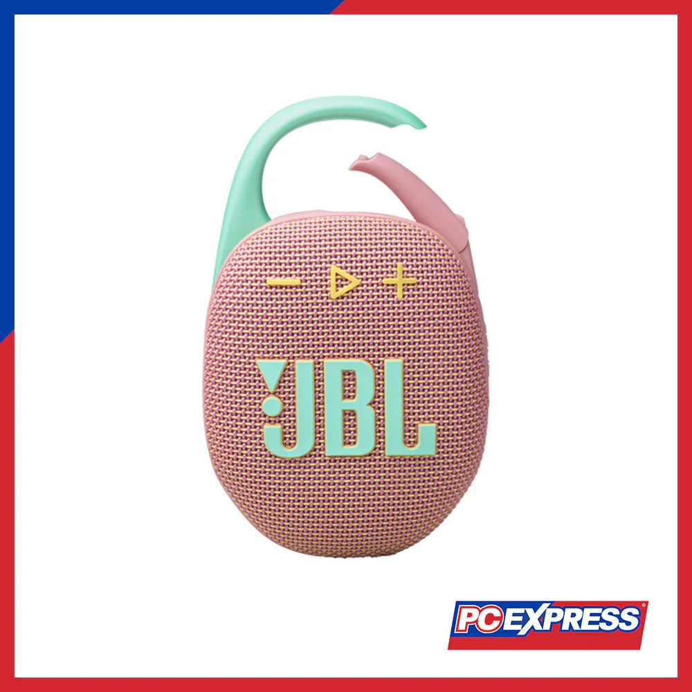 JBL Clip 5 Ultra-Portable Waterproof Bluetooth Speaker (Pink) - Image 2