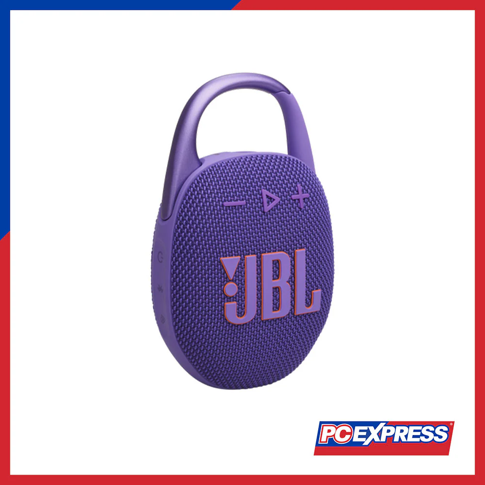 JBL Clip 5 Ultra-Portable Waterproof Bluetooth Speaker (Purple) - Image 7