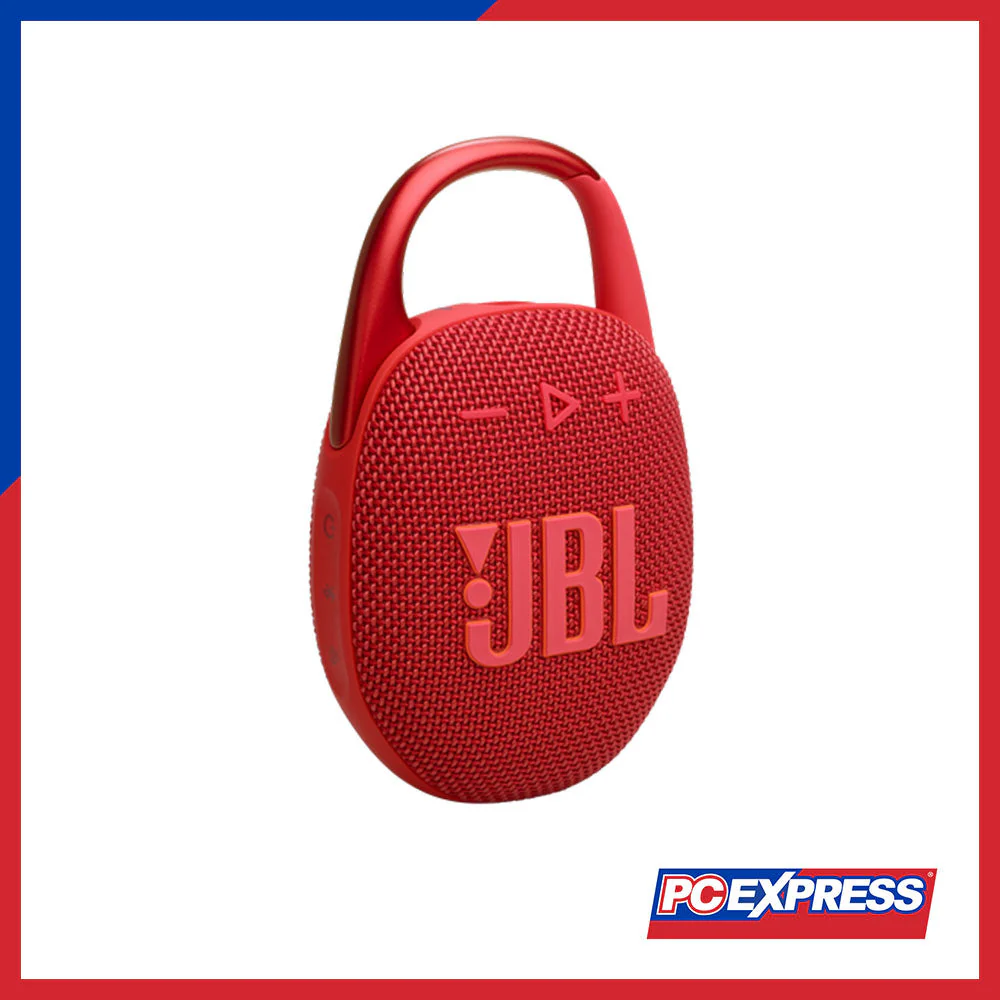 JBL Clip 5 Ultra-Portable Waterproof Bluetooth Speaker (Red) - Image 2