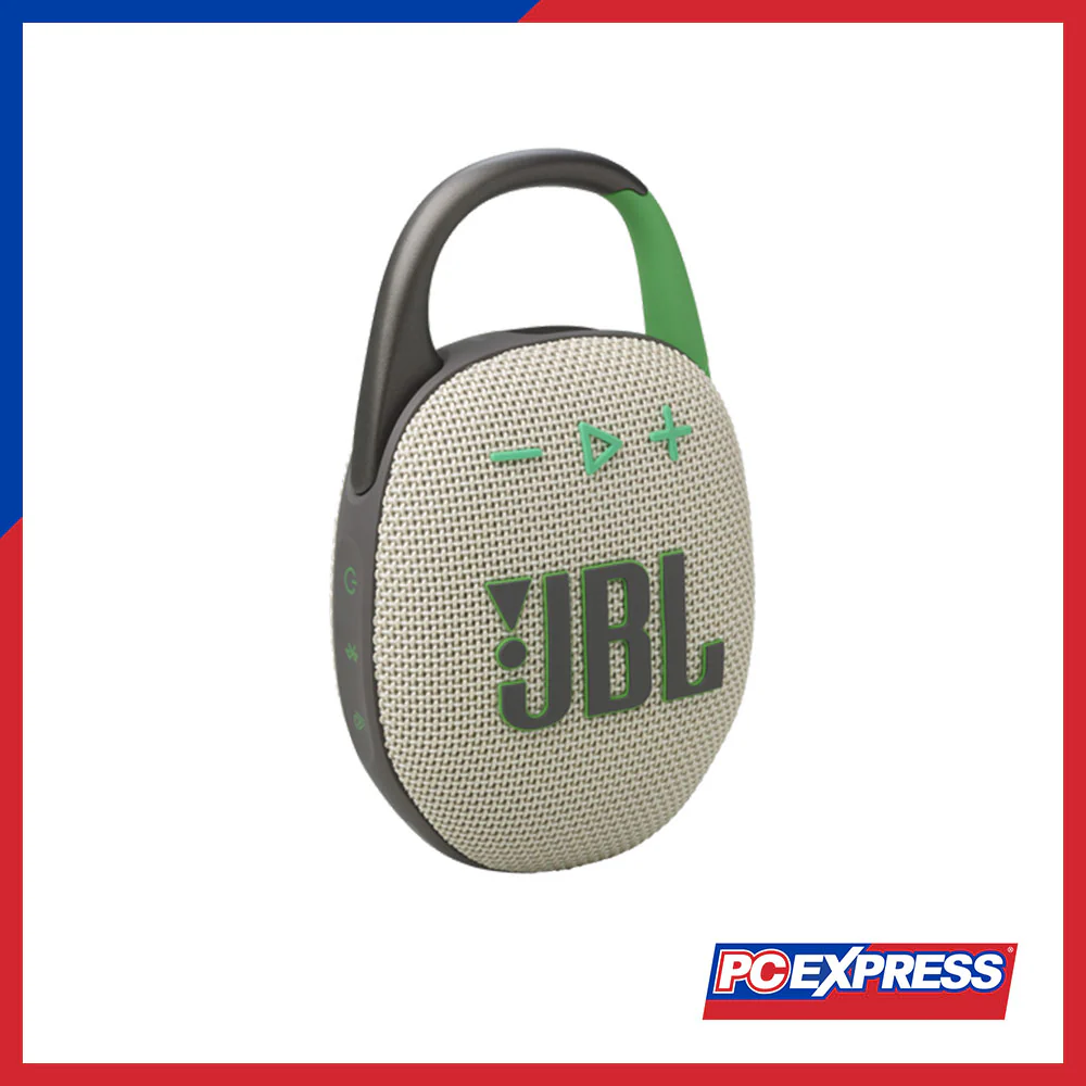 JBL Clip 5 Ultra-Portable Waterproof Bluetooth Speaker (Sand) - Image 7