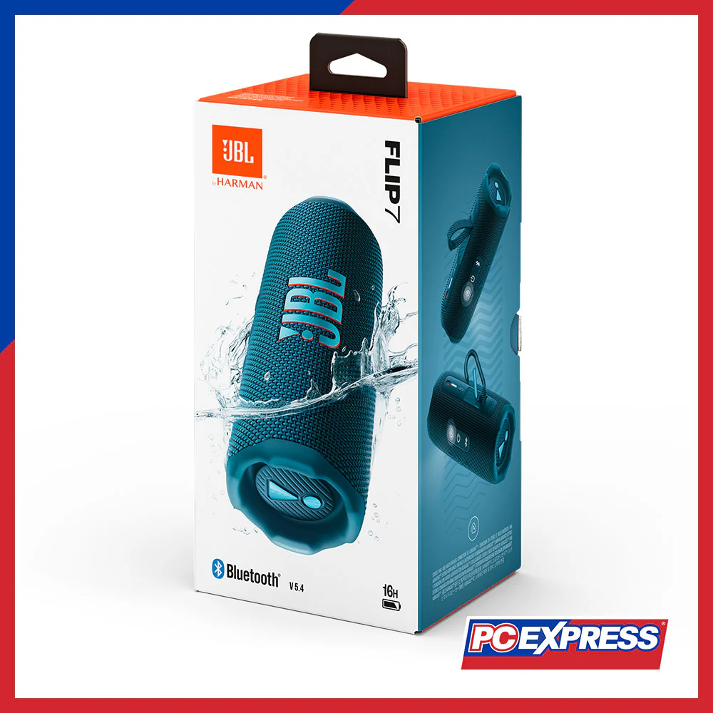 JBL Flip 7 Portable Waterproof and Drop-Proof Bluetooth Speaker - Blue - Image 14