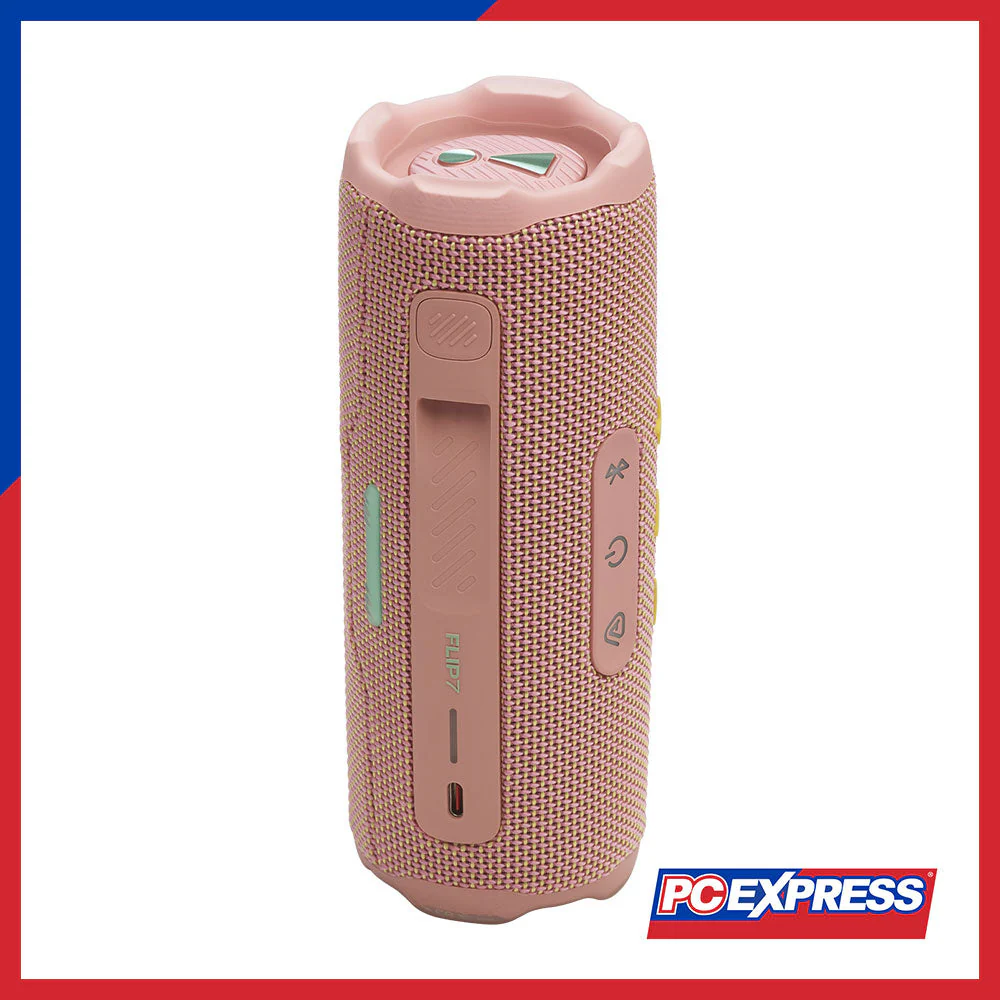 JBL Flip 7 Portable Waterproof and Drop-Proof Bluetooth Speaker - Pink - Image 3