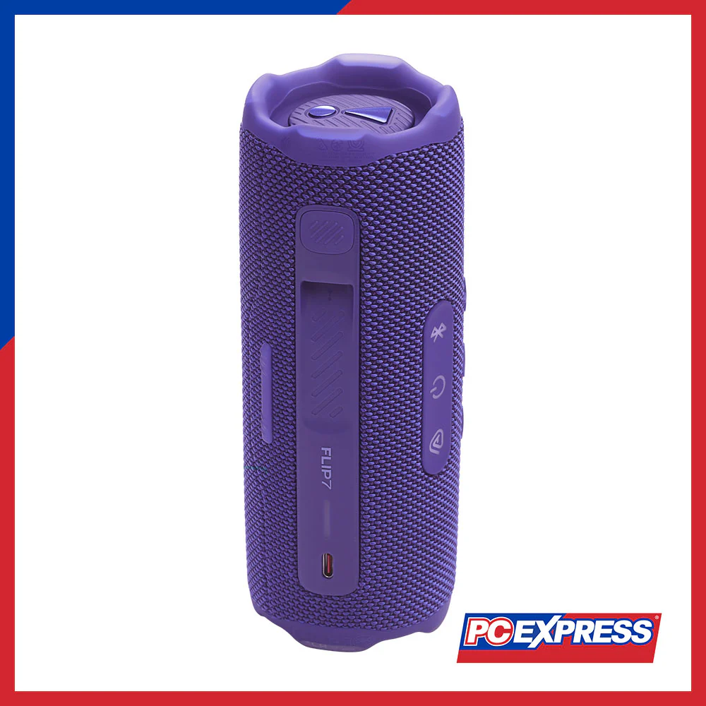 JBL Flip 7 Portable Waterproof and Drop-Proof Bluetooth Speaker - Purple - Image 9