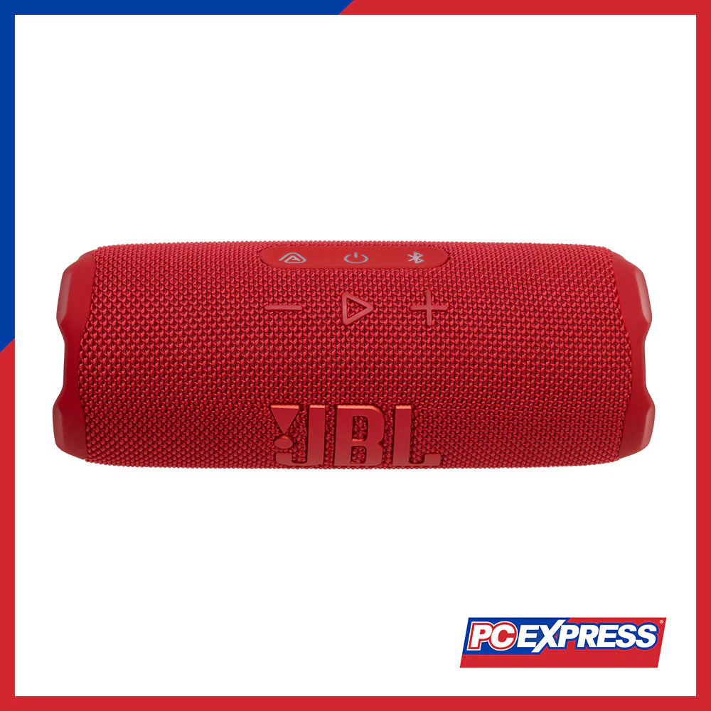 JBL Flip 7 Portable Waterproof and Drop-Proof Bluetooth Speaker - Red - Image 5