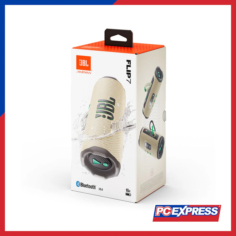 JBL Flip 7 Portable Waterproof and Drop-Proof Bluetooth Speaker - Sand - Image 7