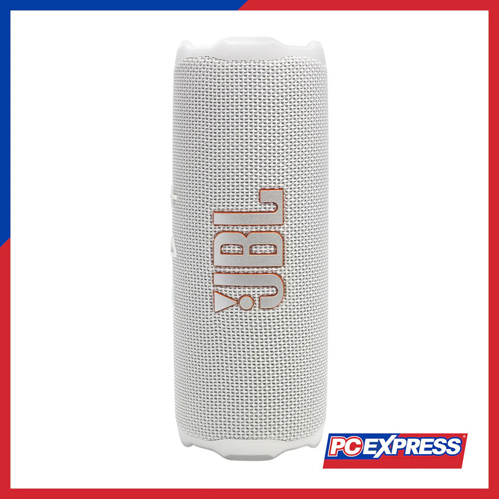 JBL Flip 7 Portable Waterproof and Drop-Proof Bluetooth Speaker - White