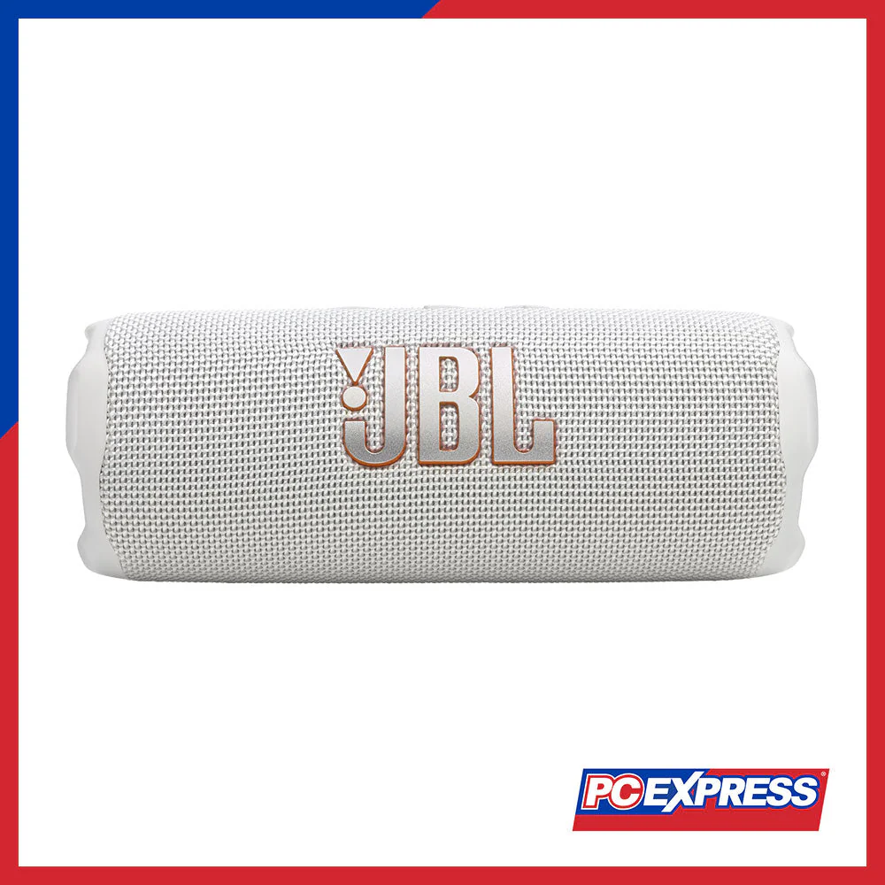 JBL Flip 7 Portable Waterproof and Drop-Proof Bluetooth Speaker - White - Image 2