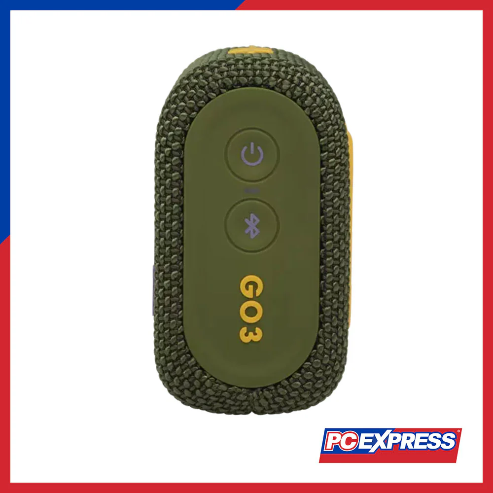 JBL GO 3 Portable Waterproof Bluetooth Speaker (Green) - Image 5