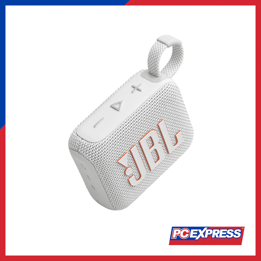 JBL GO 4 Ultra Portable Bluetooth Speaker (White) - Image 4