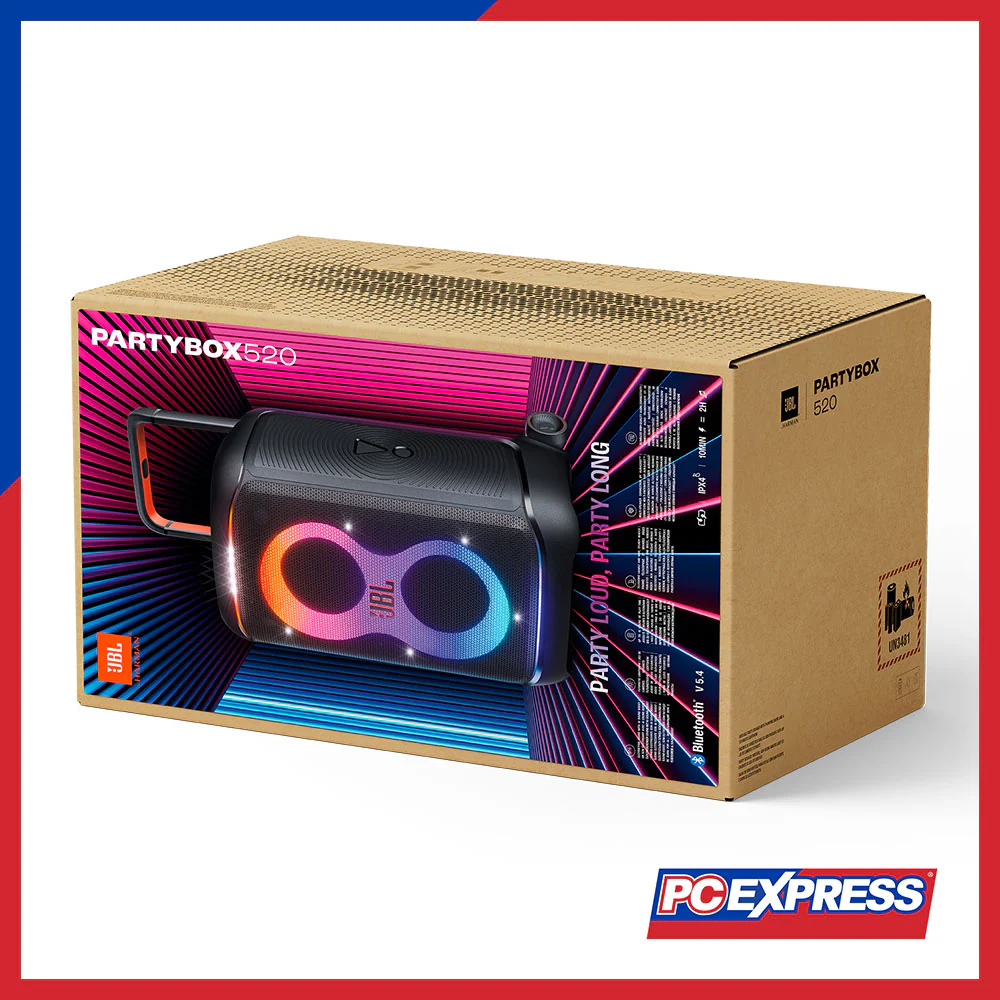 JBL PartyBox 520 Powered Party Bluetooth Speaker - Image 6