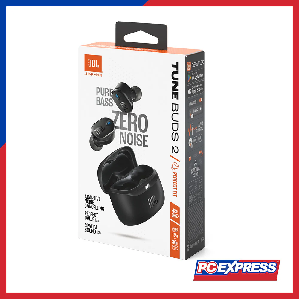 JBL Tune Buds 2 True Wireless Noise Cancelling Earbuds - Black - Image 7