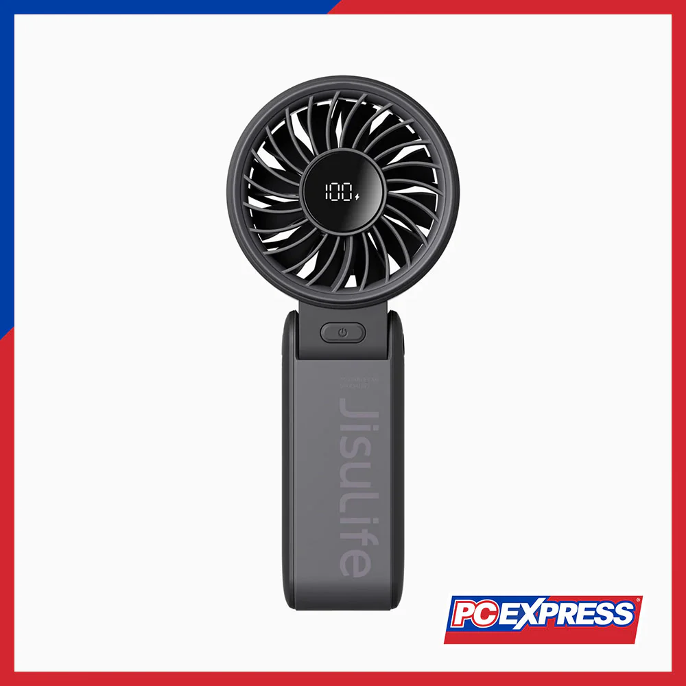 JISULIFE 7 5000 mAh Handheld Fan - BlacK