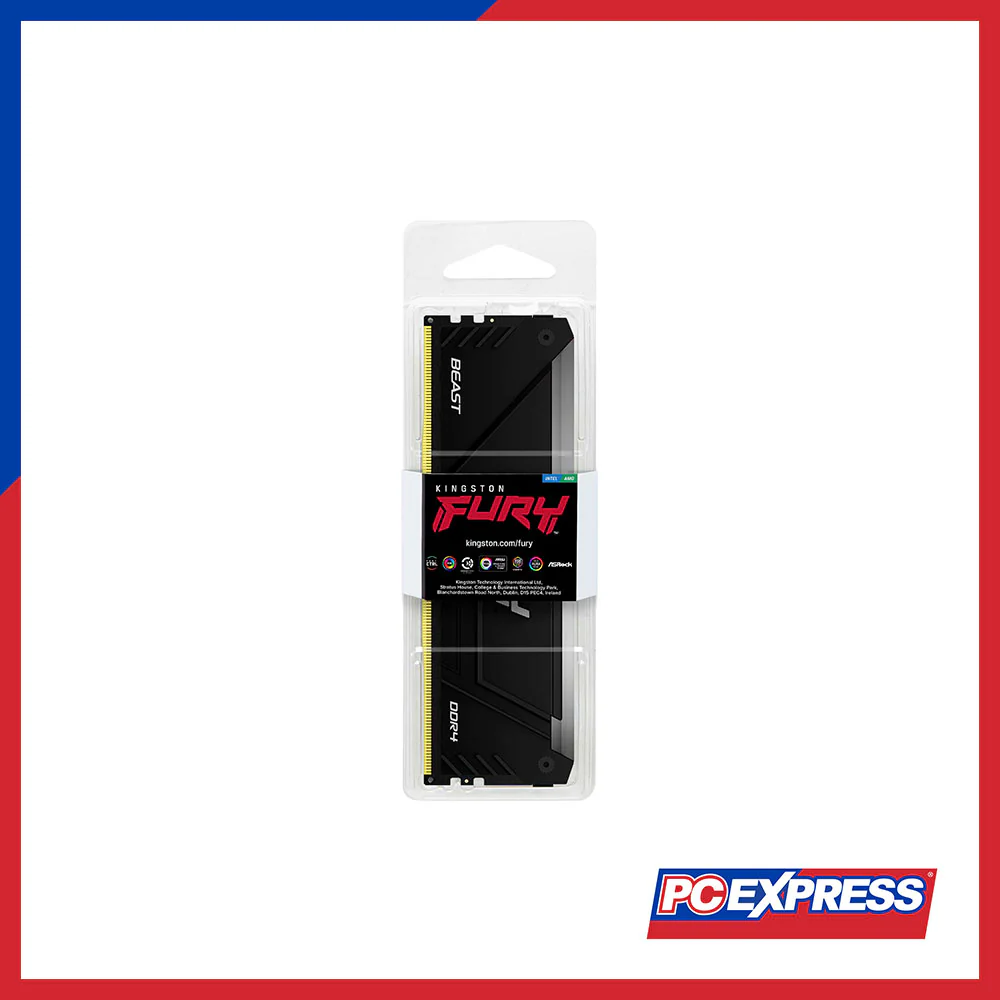 KINGSTON 16GB DDR4 3200MHz FURY Beast RGB (1x16gb) Memory Module - Image 3