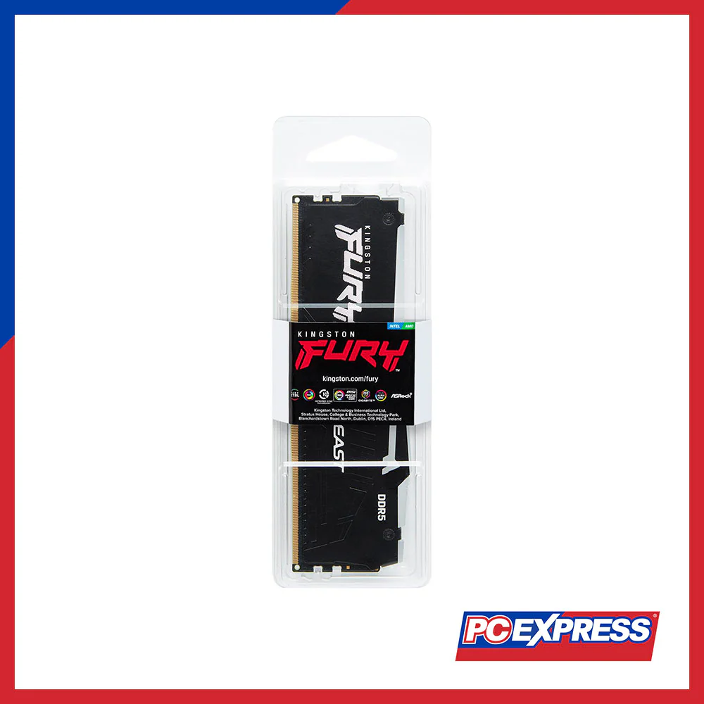 KINGSTON 16GB DDR5 6000MT/S (KF560C36BBE2A-16) FURY Beast RGB Desktop Memory - Black - Image 3