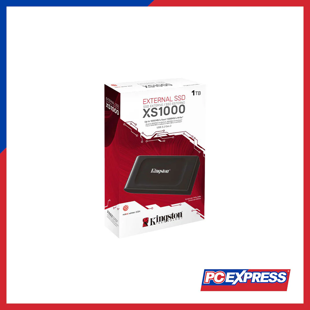 KINGSTON 1TB XS1000 (SXS1000/1000G) Black Portable External Solid State Drive - Image 3