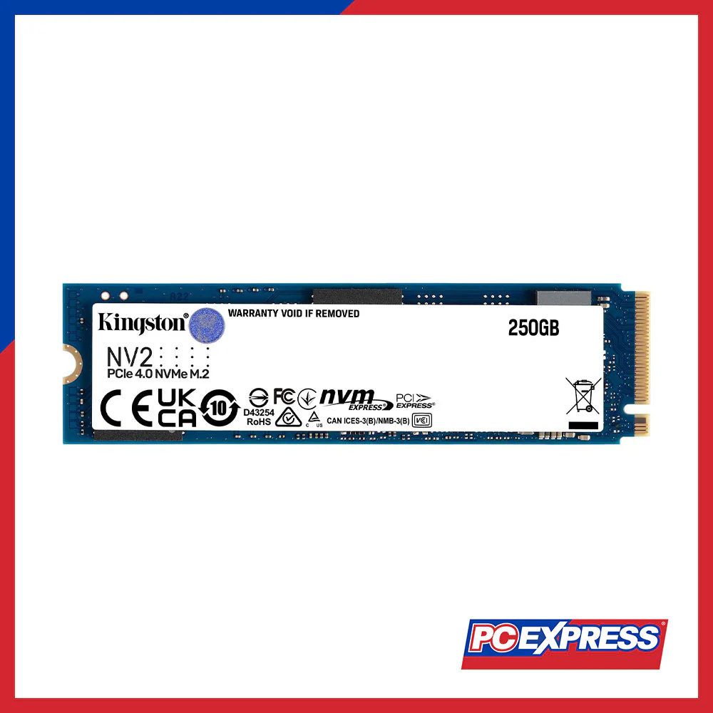 KINGSTON 250GB NV2 PCIE NVME M.2 (SNV2S/250G) Solid State Drive